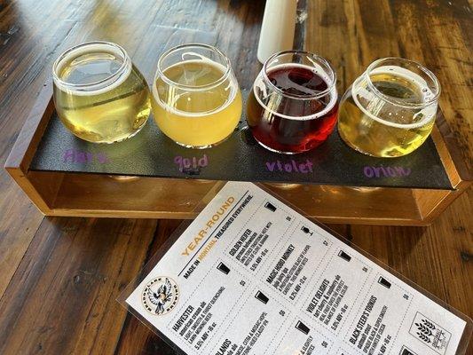 Flight of beers!