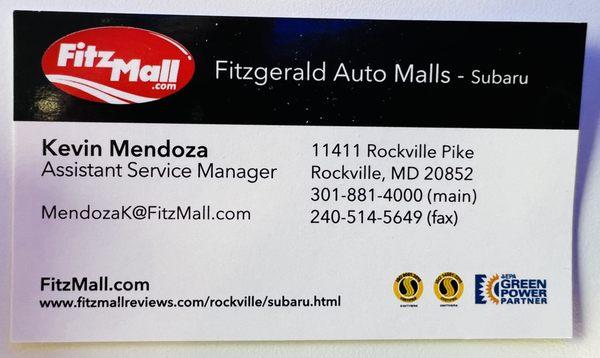 Fitzgerald Subaru Rockville