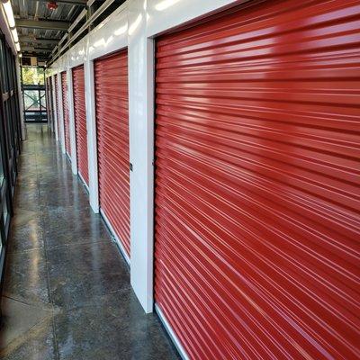 Heated inside storage units