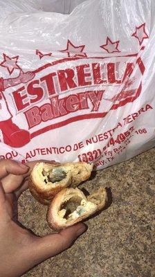 Moldy bread