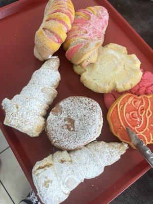 Pan Dulce and pastries I picked out!