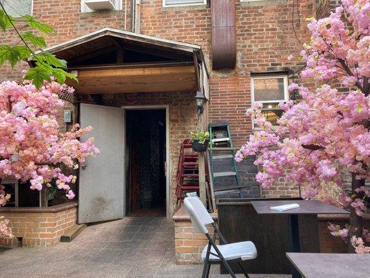 Backyard patio