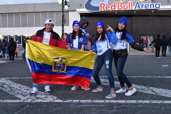 Honduras vs. Ecuador at the Red Bull's Arena Newark enjoy.