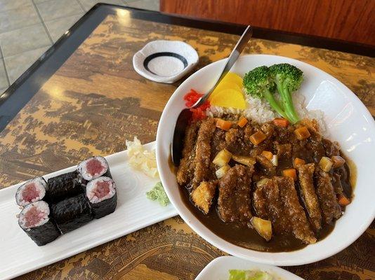 Curry Katsu Don & Tekka Maki