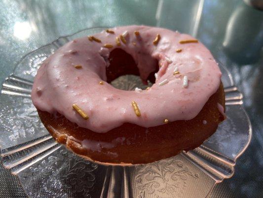 Strawberry donut.