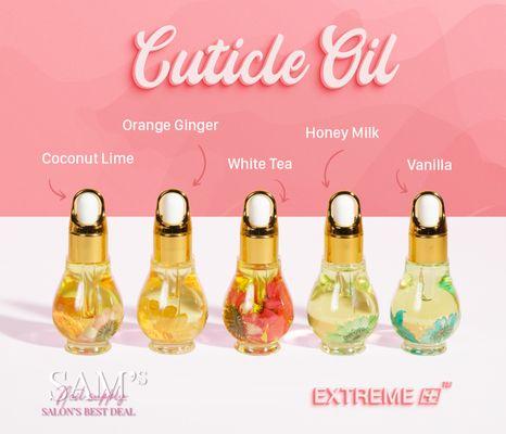 Give your fingertips a break from the world with EXTREME+ Cutie Oil get yourself our new varieties collection of cuticle oil.