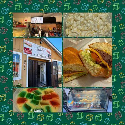 Montage of images from Navarro's Italian Deli