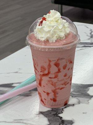 Strawberry milkshake