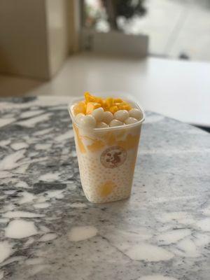 Fresh Mango Sago with Coconut Milk