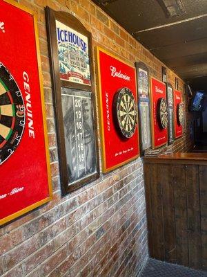 Dart boards!