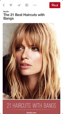 Love these bangs