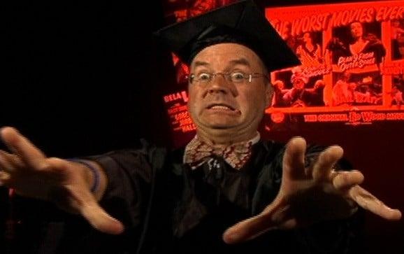 Schlock Cinema instructor Prof. Fred Hopkins.