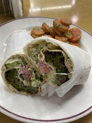 Famous Falafel Wrap