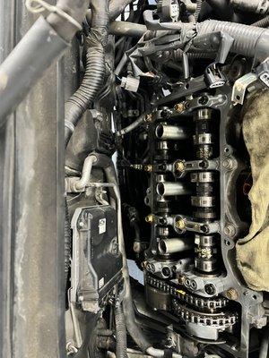 Lexus ES350 valve cover gasket replacement, spark plug replacement with all oem parts and intake manifold gasket replacement