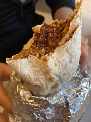 Chicken Mole Burrito