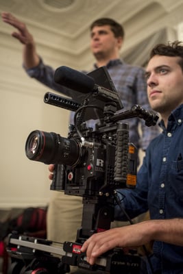 Bonnemaison Inc. David Partin and Curtis Mariano on set