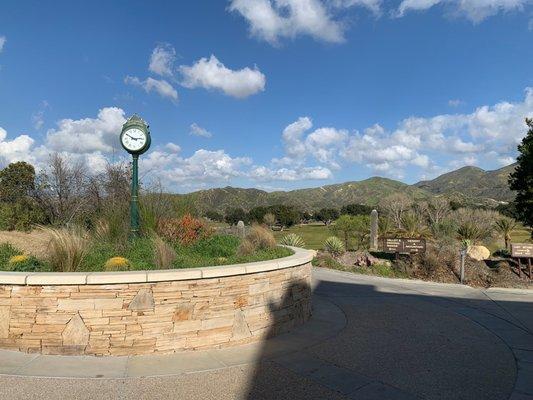 Path to the golf courses.