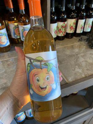 Peach wine