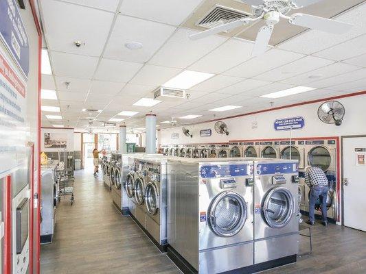 All brand new state of the art washers and dryers