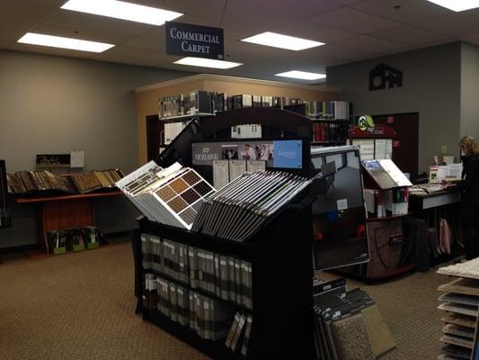 Carpet selection at Contract Furnishings Mart Redmond