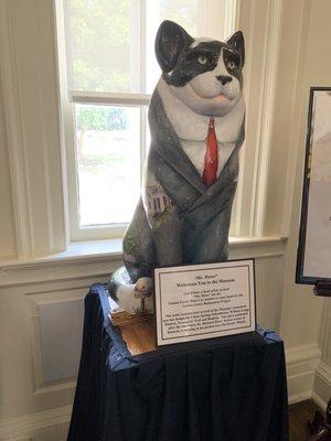 Mr. Howe at the Aiken County Historical Museum.