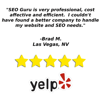 Vegas SEO Guru Yelp Review