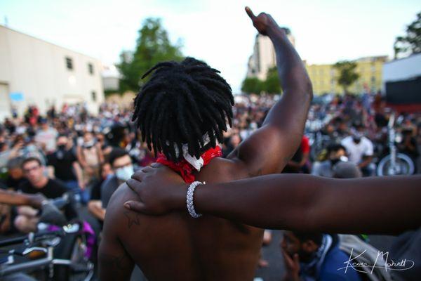 Black Lives Matter movement in Denver. Photo by Kevin Mohatt