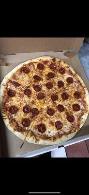 Pepperoni pizza