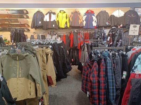 Ski and Snowboard Jackets and Pants at Sun & Ski Sports.