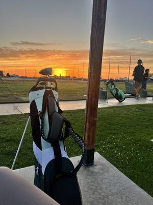 Sunset at the range