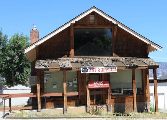 Lassen County Arts Council Building Exterior - Susanville, California.