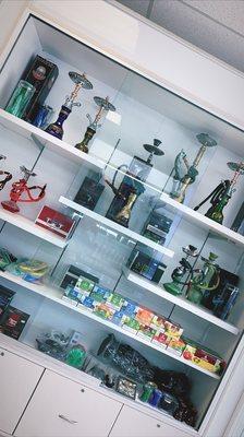 All sizes of Hookah, hookah accessories, Hookah tobacco.