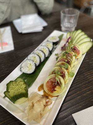 Summer in Portland Roll, Hotate Scallops Roll