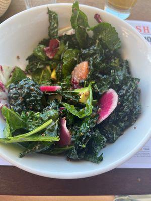 Kale And wheat berry salad