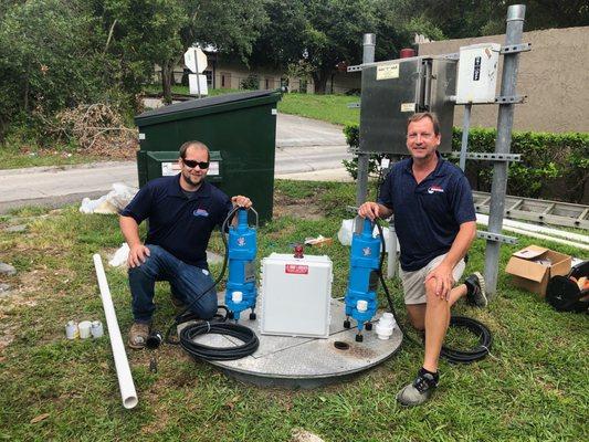 Installing pumps into a lift station? Piece of cake!