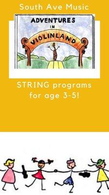 Welcoming young kids age 3-5 who want to learn violin or cello! It is three years program.