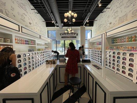 Such a pretty and clean store and sweet girl at the counter