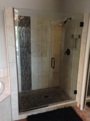 Shower Remodel-Glass, Tile, Drain, Fixture, Framing, Plumbing