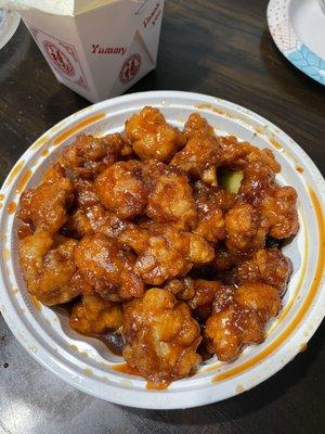 Orange chicken