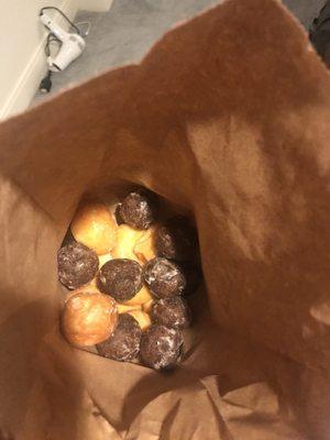 Assorted Donut Holes or Munchkins (is what they call it)