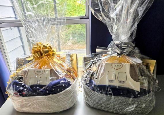 Custom Gifts Baskets for  Raffle - Stars of the Night Themed Event