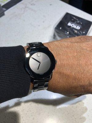 Movado Bold black ceramic