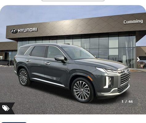 Hyundai Palisade bought from Hyundai of Cumming