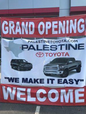 New Grand Opening @PalestineToyota