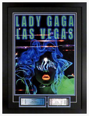 BTG custom concert poster framing w/tickets