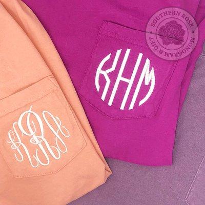 Tons of monogram fonts & color choices!