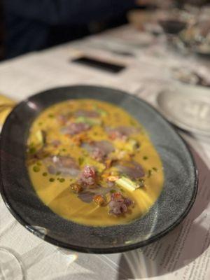 Tiradito de aji Amarillo