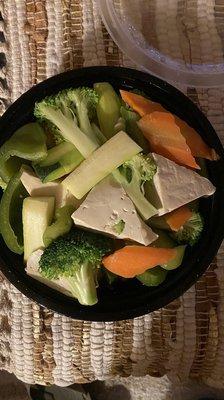 Steamed Mixed Vegetable with Tofu