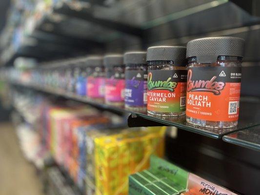 Nimbus carries a wide range of Delta 8 and Delta 10 products. We have gummies in all sorts of flavors at our Smyrna location.