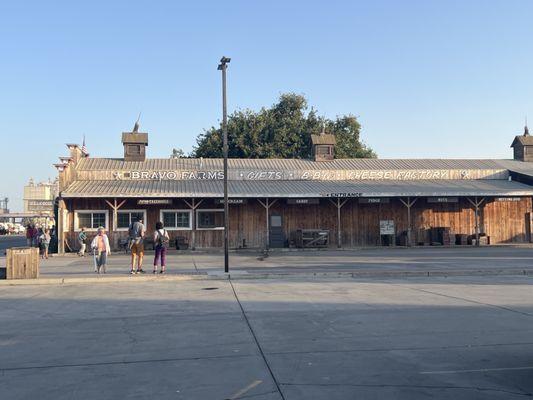 Cute market. It's pretty big inside with Artesian items as well as foods and ice cream.